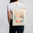 Class Of 2026 Senior Twelve Years Later Sloth Graduation Canvas Tote Bag