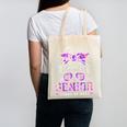 Class Of 2027 Senior Coquette Bow Messy Hair 26 Graduation Canvas Tote Bag