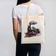 Classic Steam Train Enthusiasts Nostalgia For Train Lovers Canvas Tote Bag