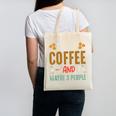 Coffee & Introvert Humor Tee Quote Cute Font Canvas Tote Bag Coffee & Introvert Humor Tee Quote Cute Font Canvas Tote Bag