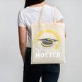 College Masters Degree Graduation Three Degrees Hotter Canvas Tote Bag
