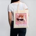 Cool Cat Meme Ew People Anti Social Introvert Cute Cat Canvas Tote Bag