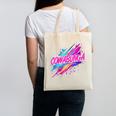 Cowabunga Retro 80s 90s Nostalgia Slang Neon Grunge Art Canvas Tote Bag