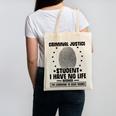 Criminal Justice School Degree Graduation Day Student Canvas Tote Bag