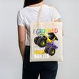I Crushed Kindergarten Monster Truck Graduation Boys Small Canvas Tote Bag