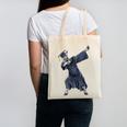 Dabbing Graduate Zebra Team Mascot Graduation Senior Shirt Canvas Tote Bag