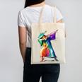 Dabbing Graduation Women Canvas Tote Bag