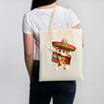 Dabbing Mexican Pizza Dance Food Lover Graduation Canvas Tote Bag