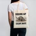 Digging My Escape Route Armadillo Introvert Humor Canvas Tote Bag Digging My Escape Route Armadillo Introvert Humor Canvas Tote Bag