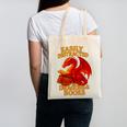 Easily Distracted By Dragons And Books Reading Canvas Tote Bag