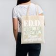 EdD Doctor Of Education Graduation For Doctoral Degree Canvas Tote Bag