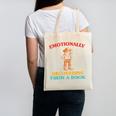 Emotionally Recovering From A Book Frog Canvas Tote Bag