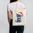 Ew People Christmas Cat Santa Hat Dad Introvert Canvas Tote Bag Ew People Christmas Cat Santa Hat Dad Introvert Canvas Tote Bag
