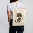 Ew People Moody Cat Sarcastic Introvert Artwork Canvas Tote Bag