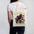 F-CAW-F I'm Reading Crow Book Lover Introvert Meme Canvas Tote Bag