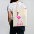 Flamingo Nailed It Graduation Flamingo Canvas Tote Bag