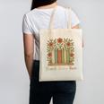 Flourish Dream Thrive Resist 84 67 Book Reading Nature Lover Canvas Tote Bag