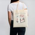 Never Forget VHS Tape Cassette Floppy Disk Nostalgia 80s 90s Canvas Tote Bag