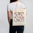 Ghost Book Reading Christmas Books Lover Teacher Kids Canvas Tote Bag