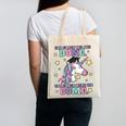 Girls 3rd Grade Graduation Magical Unicorn Canvas Tote Bag