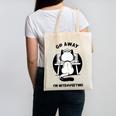 Go Away I'm Introverting Cat With Coffee Canvas Tote Bag Go Away I'm Introverting Cat With Coffee Canvas Tote Bag
