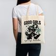 Good Girls Read Spicy Skeleton Book Club Canvas Tote Bag Good Girls Read Spicy Skeleton Book Club Canvas Tote Bag