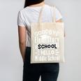 Goodbye Elementary School Graduation Hello Middle School Canvas Tote Bag