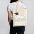 Grad Squad Cute Graduation Canvas Tote Bag