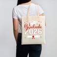 Graduate 2026 For Class Of 2026 Graduation Canvas Tote Bag