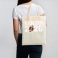 Graduate Senior Class Of 2026 Graduation American Football Canvas Tote Bag