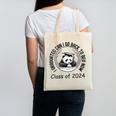 I Graduated Can I Go Back To Bed Now 2024 Graduation Panda Canvas Tote Bag
