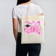 Graduation 2027 Senior 2027 Class Of 2027 Coquette Pink Girl Canvas Tote Bag
