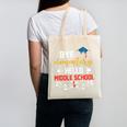 Graduation Bye Elementary Hello Middle School Graduate Canvas Tote Bag