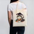 Graduation Cat Graduation Present For Graduate Grad Canvas Tote Bag