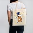 Graduation Flossing Peanut OIT Canvas Tote Bag