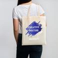 Graduation Graduated Creative Writing Degree University Canvas Tote Bag