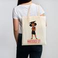 Graduation Woman Tshirt Black Melanin Masters Degree Canvas Tote Bag