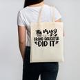 My Granddaughter Did It Graduation Graduated Proud Children Canvas Tote Bag