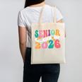 Groovy Senior Class Of 2026 My Last First Day Graduation 26 Canvas Tote Bag