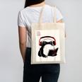 Grumpy Frog Books Music Kawaii Ink Japanese Canvas Tote Bag