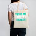 This Is My Happy Face Introvert Canvas Tote Bag This Is My Happy Face Introvert Canvas Tote Bag
