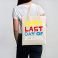 Happy Last Day Of School Graduation Teachers Student Canvas Tote Bag