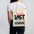 Happy Last Day Of School Kids Teacher Student Graduation Canvas Tote Bag