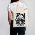 I Hate Everyone Introvert Anti-Social Dark Humor Canvas Tote Bag