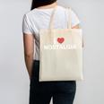 I Heart Love Nostalgia Canvas Tote Bag