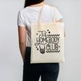 The Homebody Club Retro Introvert Antisocial Canvas Tote Bag