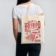 Hotrod Car Automotive Nostalgia Distressed Retro Canvas Tote Bag