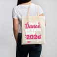 I'm A Dance Senior Mom 2026 Of Course I'm Crying Graduation Canvas Tote Bag