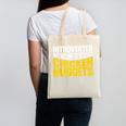 Introvert Antisocial Chicken Nugget Lover Foodie Canvas Tote Bag