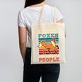Introvert Fox Animal Lover Saying Loner Antisocial Canvas Tote Bag
